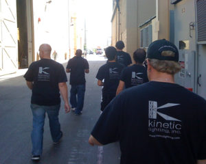 Kinetic production crew